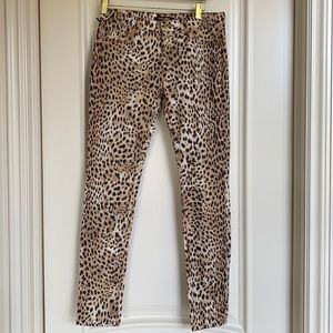 NWT Roberto Cavalli animal print jeans - Size 42